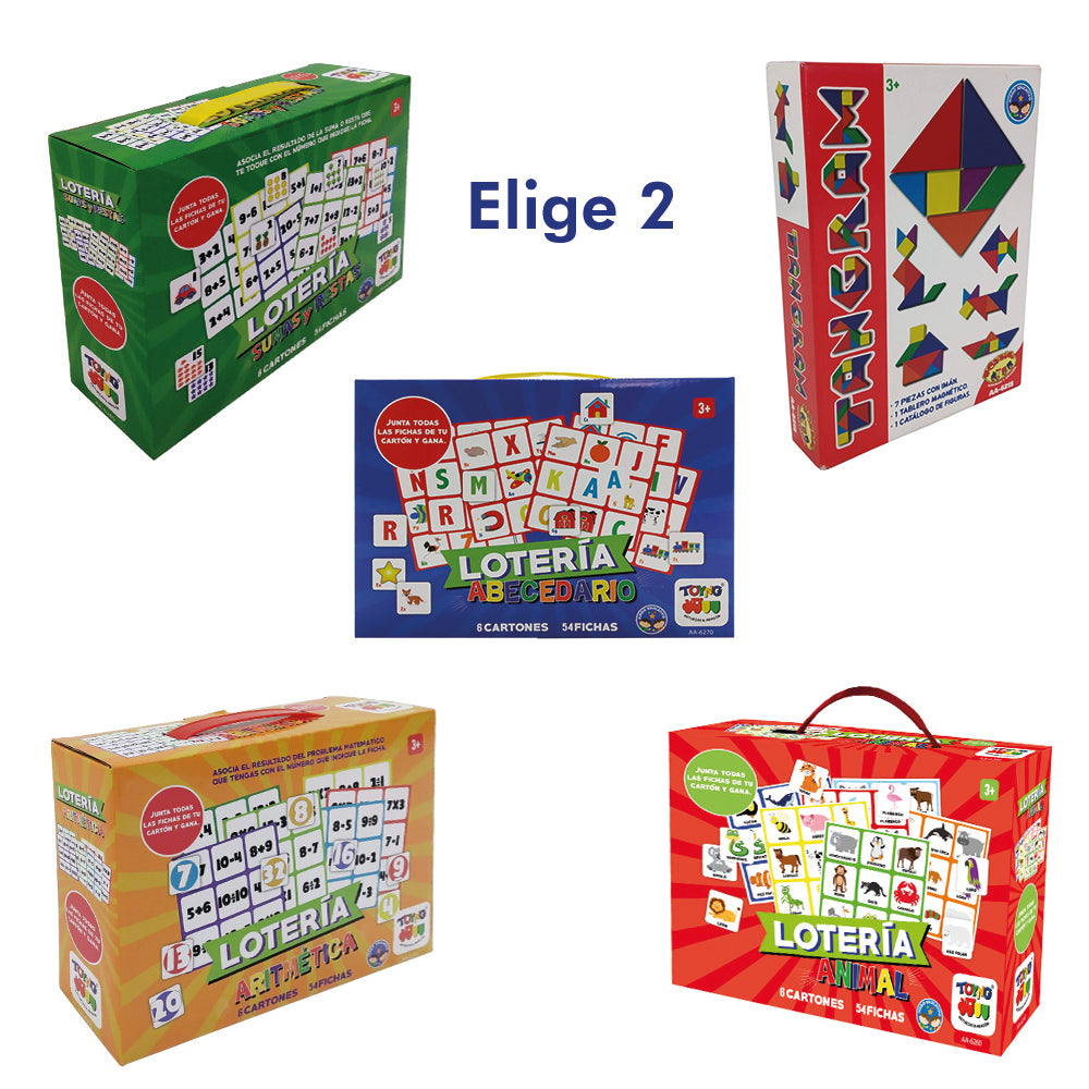 PACK JUEGOS EDUCATIVOS TOYNG