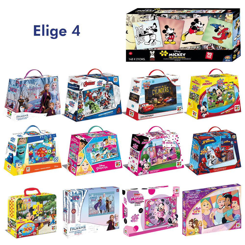 PACK ROMPECABEZAS 100 PIEZAS DISNEY